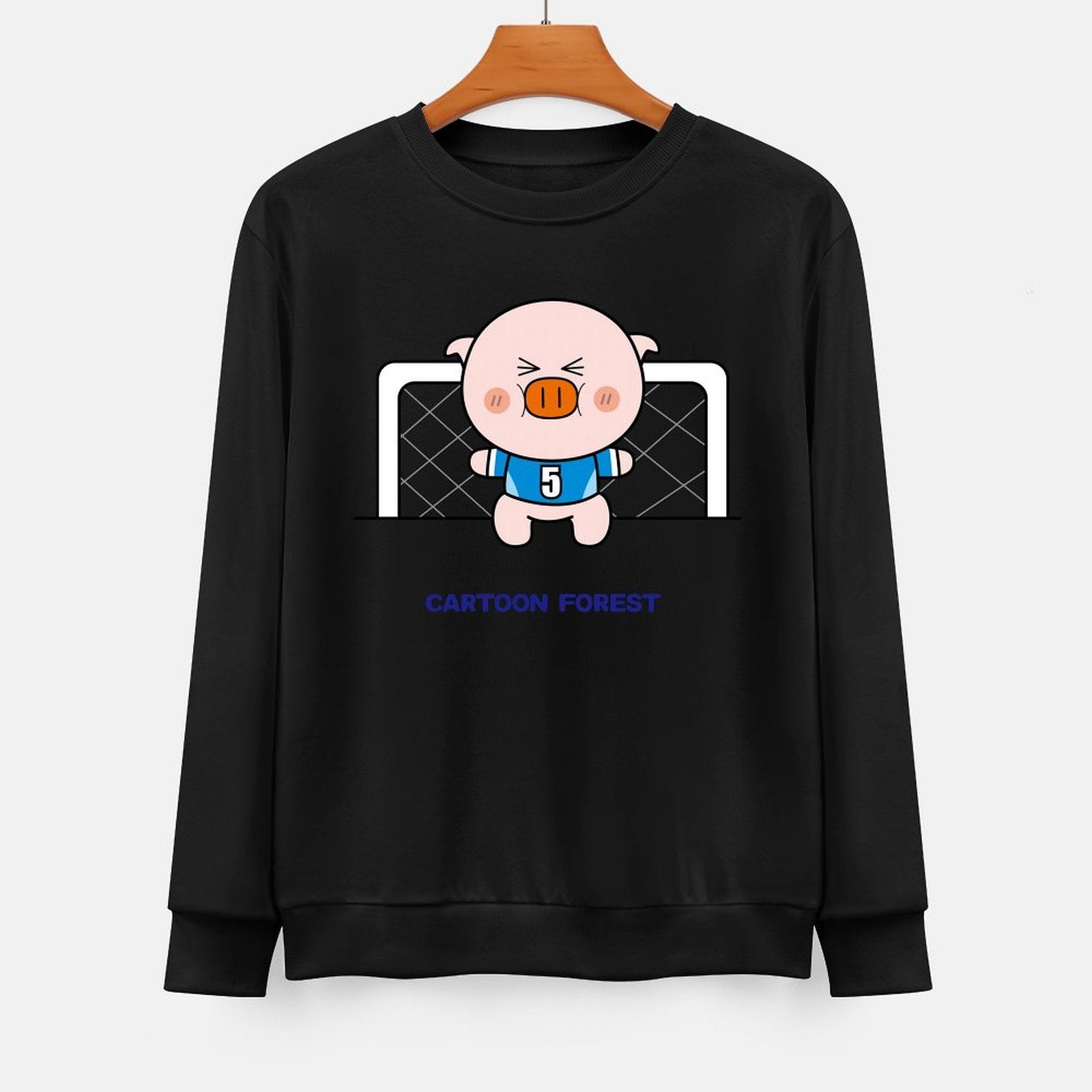 Front Patterned Long Sleeve TopRecycled Long Lasting